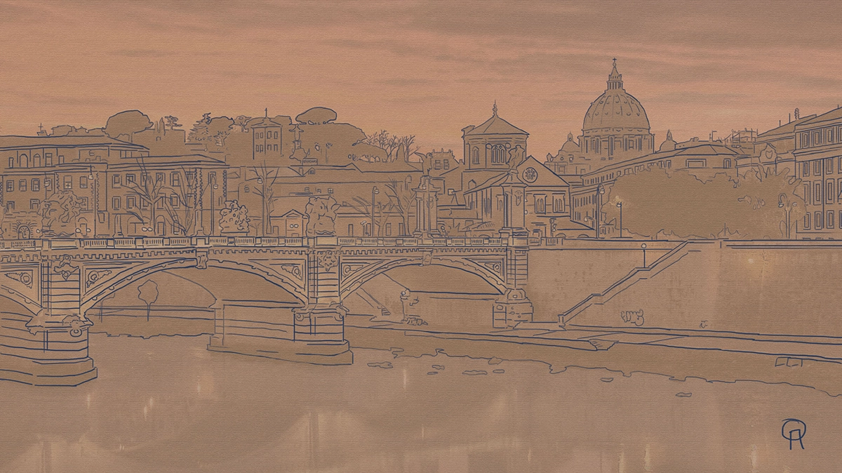 Contour City Bridge Tracing