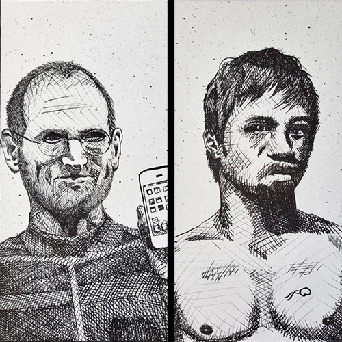 Crosshatch Portraits
