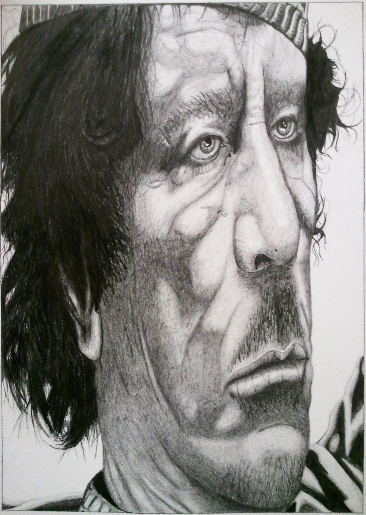 Why the long face Gaddafi?