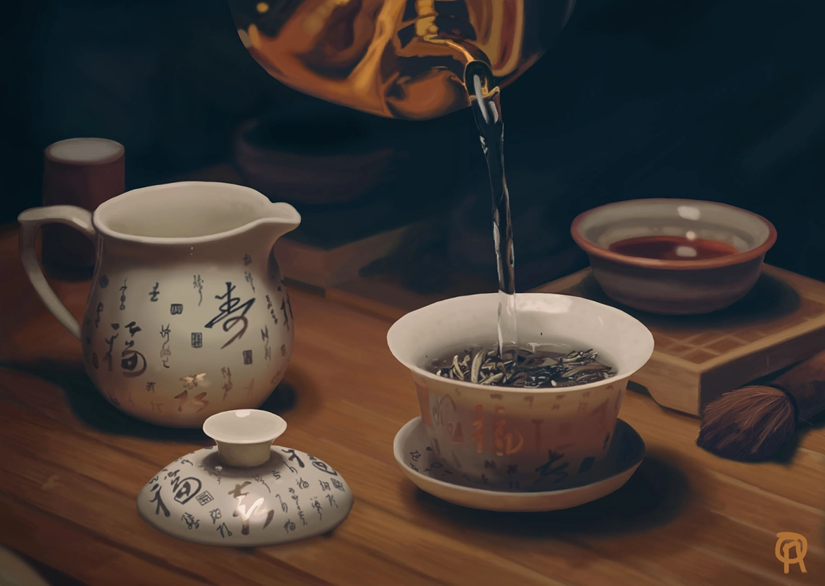 Japanese Tea Set Still Life