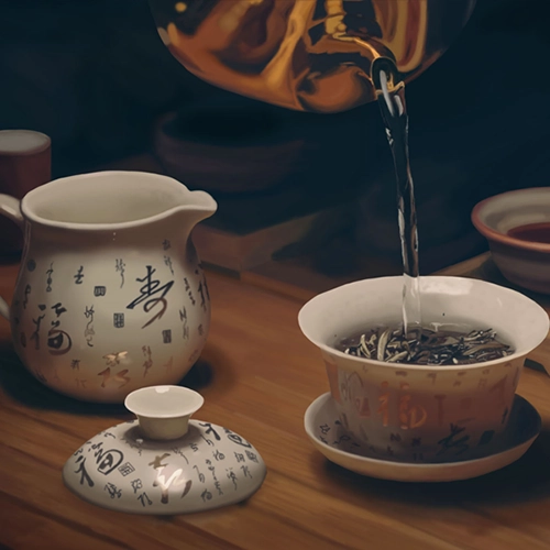 Japanese Tea Set Still Life