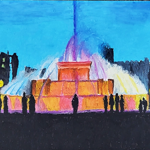 Night Fountain
