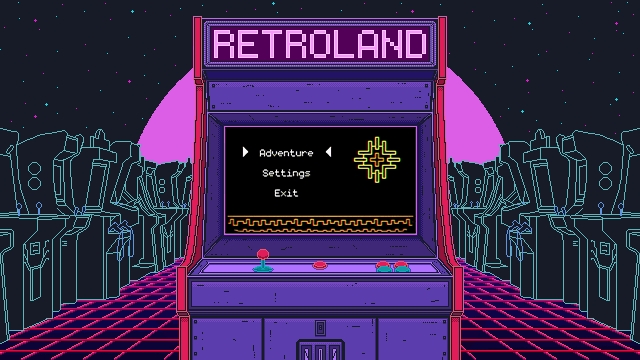 Retroland Magenta/Cyan