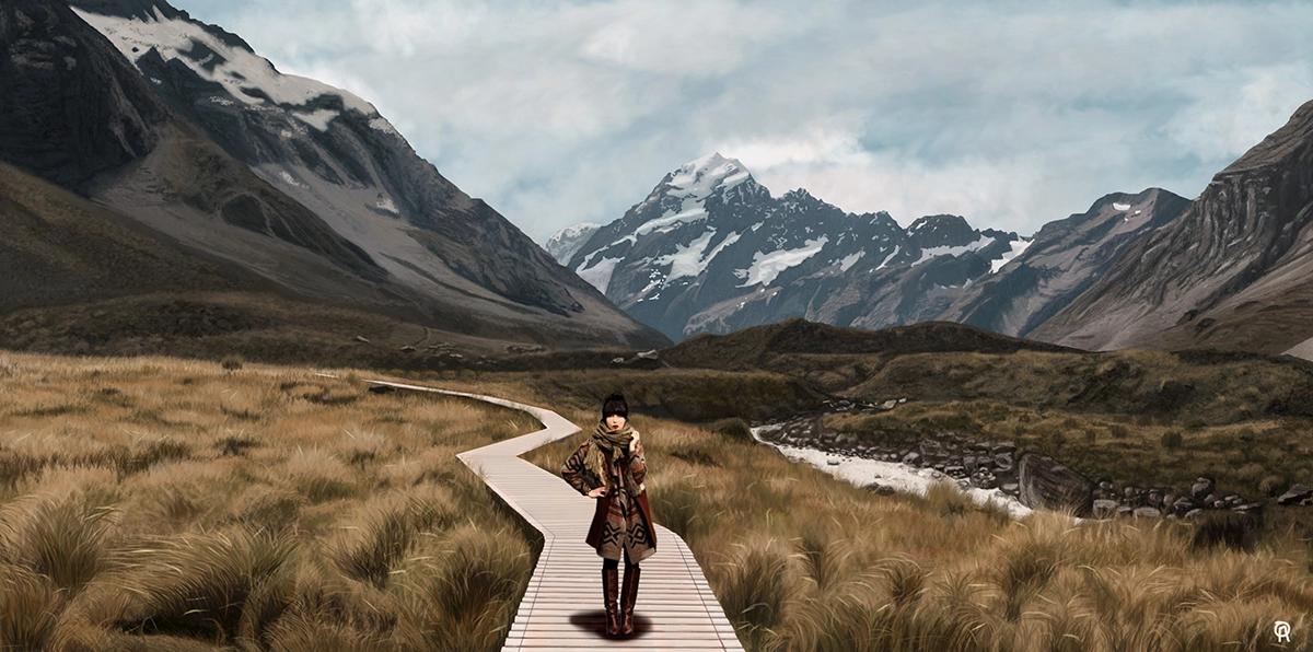 Travel Vlogger Landscape
