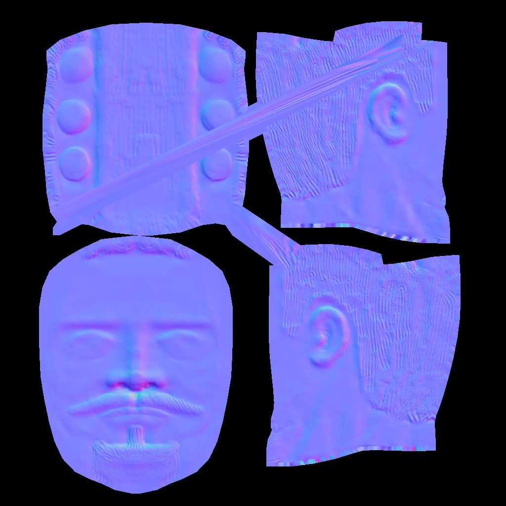 Head Normal Map