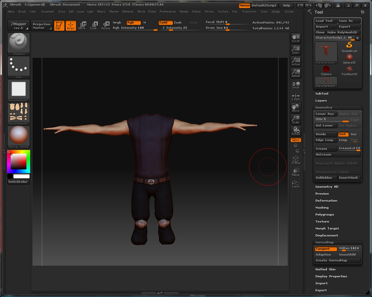 Zbrush Character File
