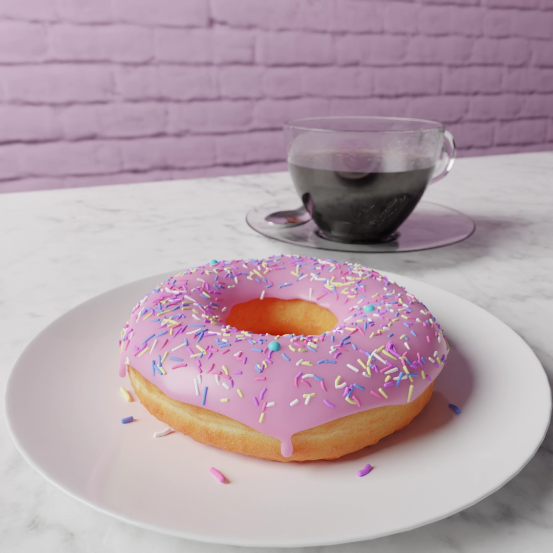 Final donut cafe scene