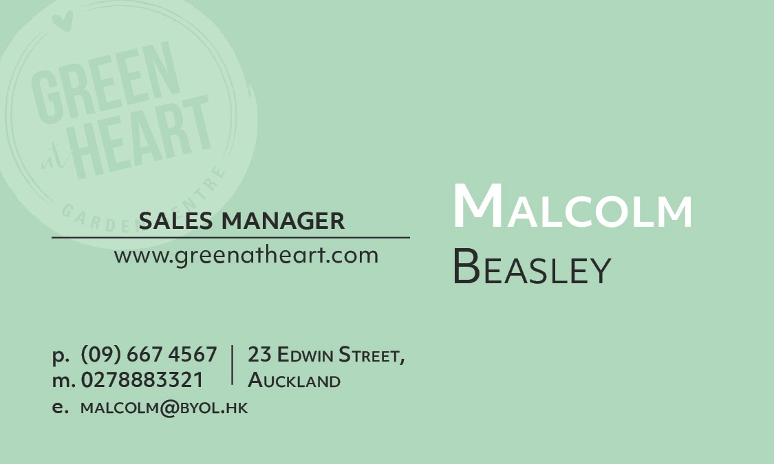 GaH Business Card Front