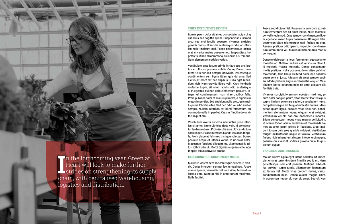GaH Annual Report Spread 2