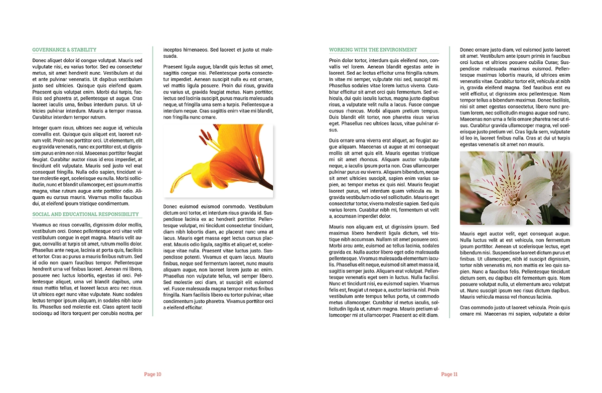 GaH Annual Report Spread 7