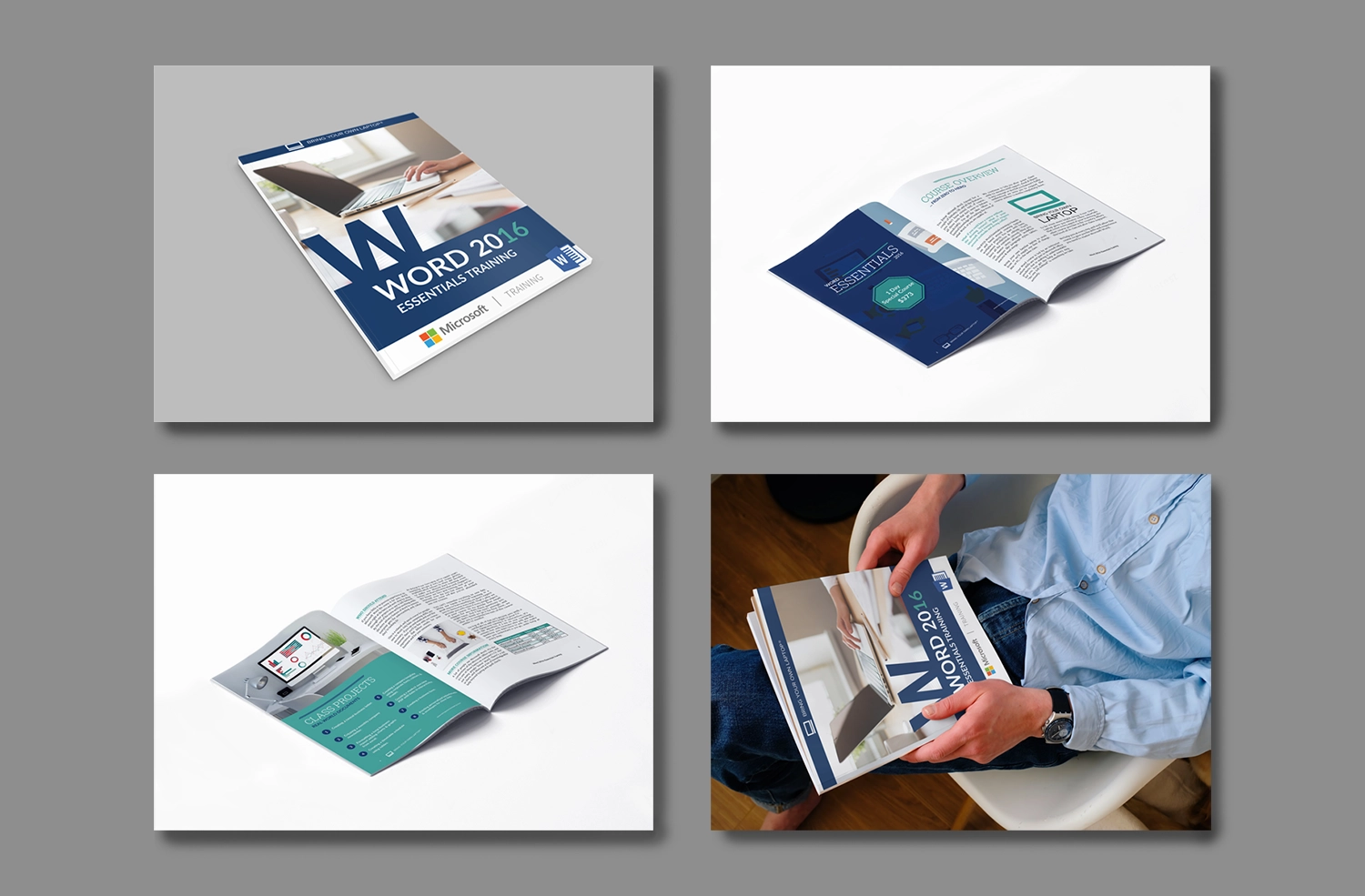 Four Panel Mockups