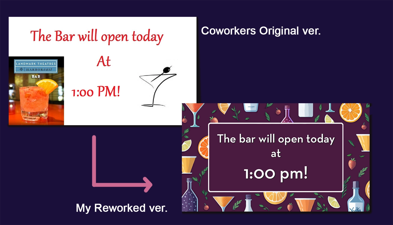 Bar Opening Time