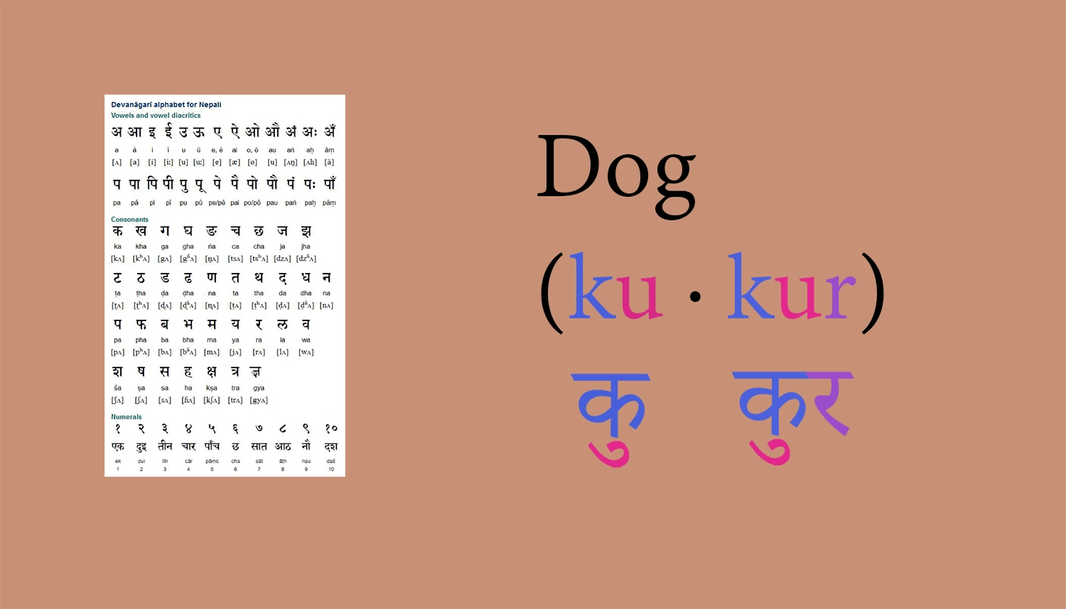 Nepali Alphabet