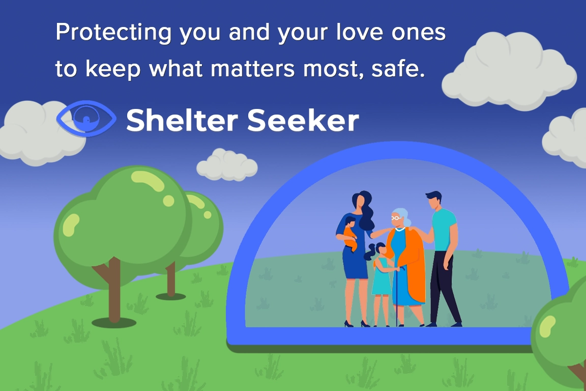 Shelter Seeker Ad and Logo